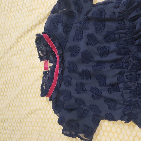 Teared blue heart dress by OshKosh, size 5 - Picture 2 of 5